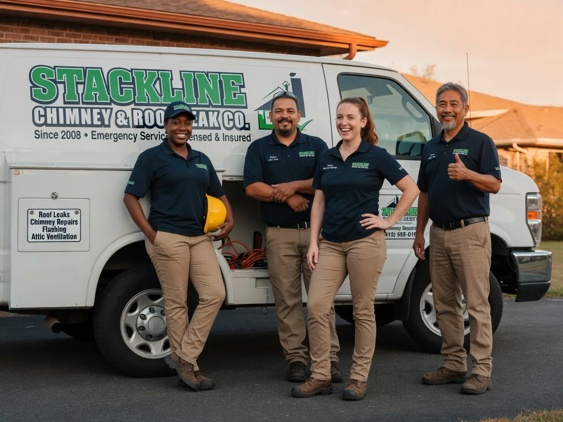 Chimney flashing repair company in Gaines, PA
